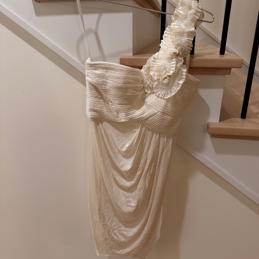 BCBG One Shoulder Cocktail Dress